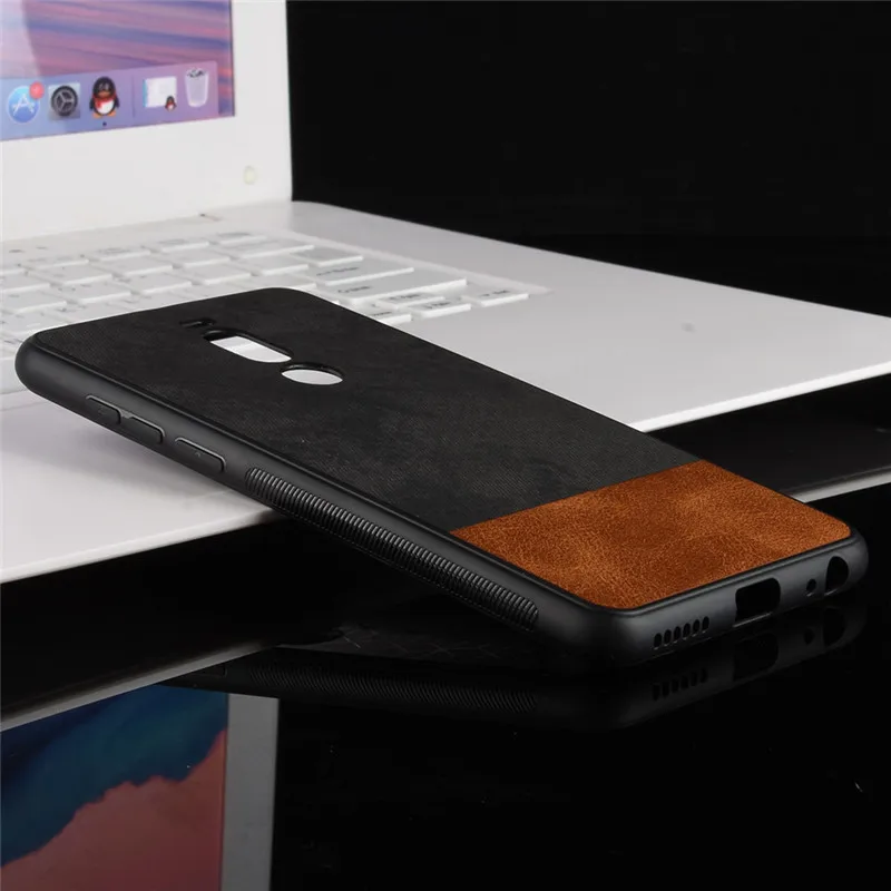 Глобальная версия Meizu X8 чехол, два цвета, PC+ TPU, роскошный кожаный чехол-накладка для Meizu X8