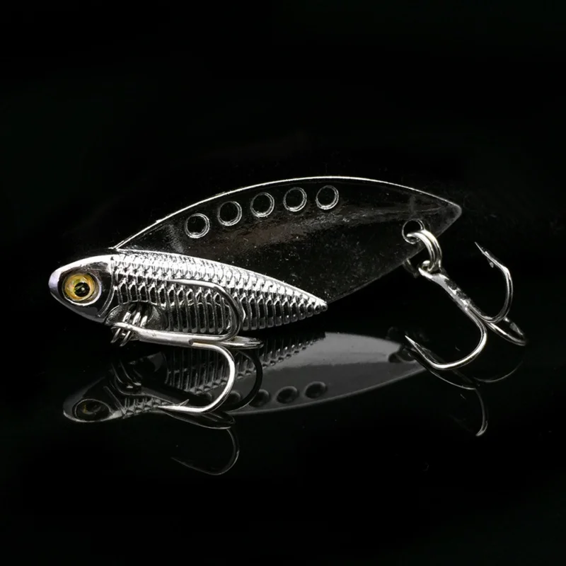 

5 pcs/set 3D Eyes Fishing Lures Metal VIB Lures vivid Vibrations Spoon Lure Bass Artificial Hard Bait Cicada lure VIB Bait