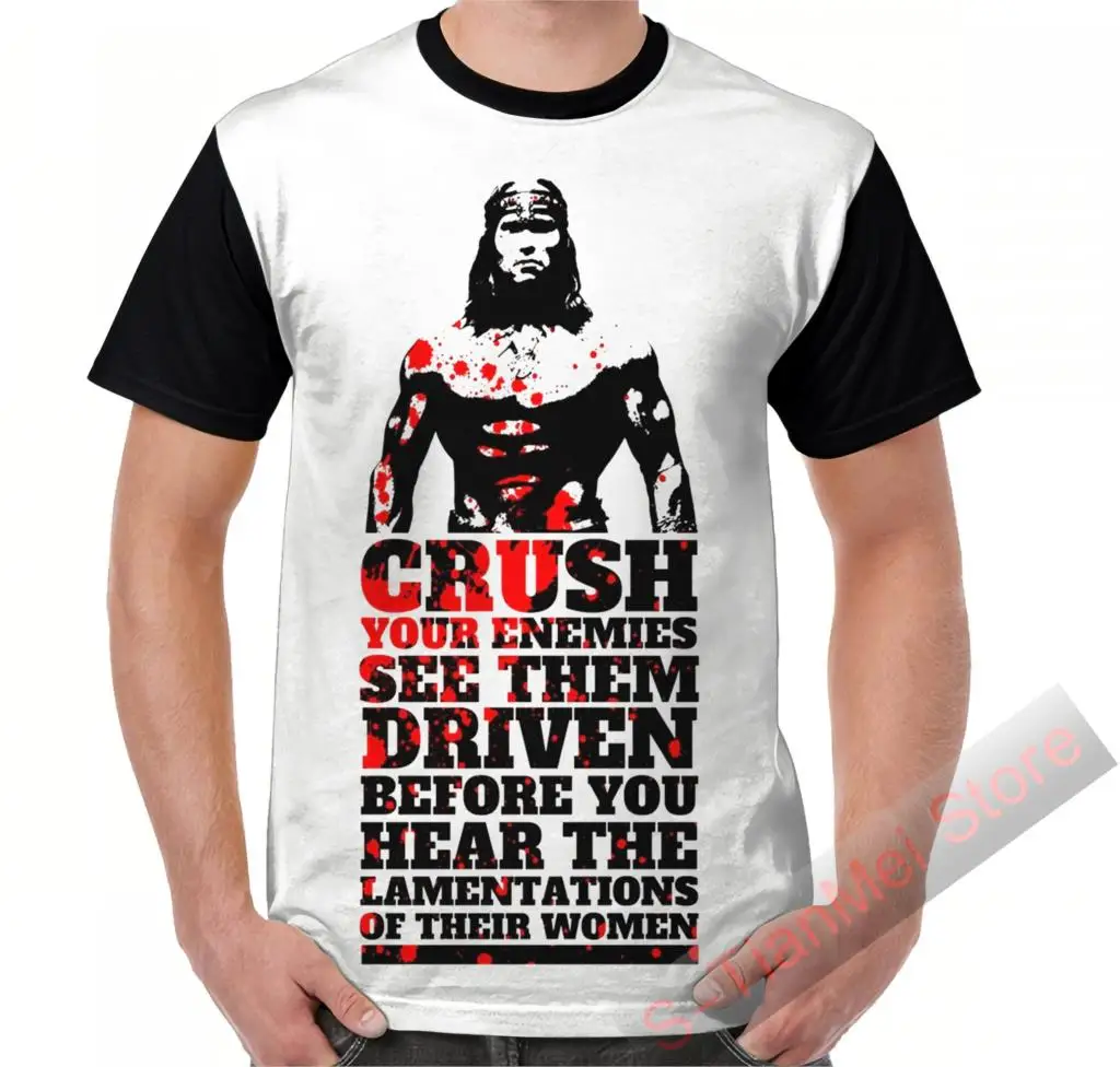 Summer Graphic t shirt men tops tees What is Best in Life printed women funny T-Shirt Short Sleeve Casual tshirts | Мужская одежда