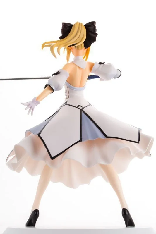 Аниме Fate/Stay White Dress Saber Lily ПВХ экшн-фигурка Коллекционная модель детские игрушки