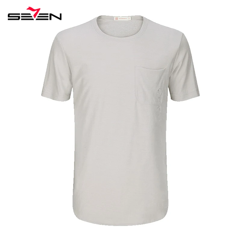 Мужская футболка с коротким рукавом Seven7 Повседневная Деловая 112T5M090 для лета