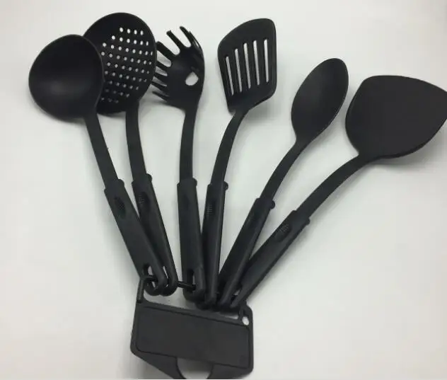 6pcs/lot Heat Resistant Nylon Cookware Set Nonstick Cooking Tools Kitchen &amp Baking Tool Kit Utensils Spoon Turner OK 0968 | Дом и сад