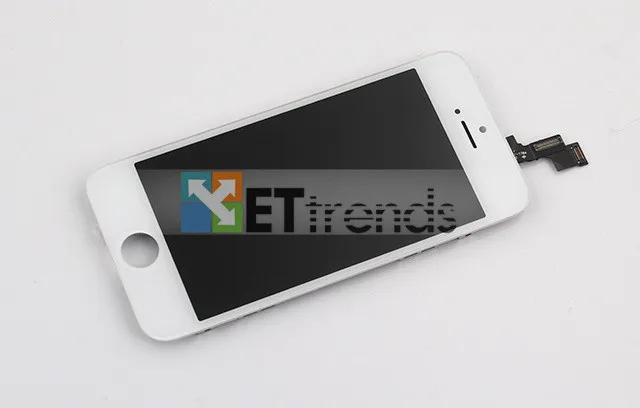 ЖК дисплей 30 шт./лот для iPhone 5/5S/5C дигитайзер сенсорный стеклянный экран рамка