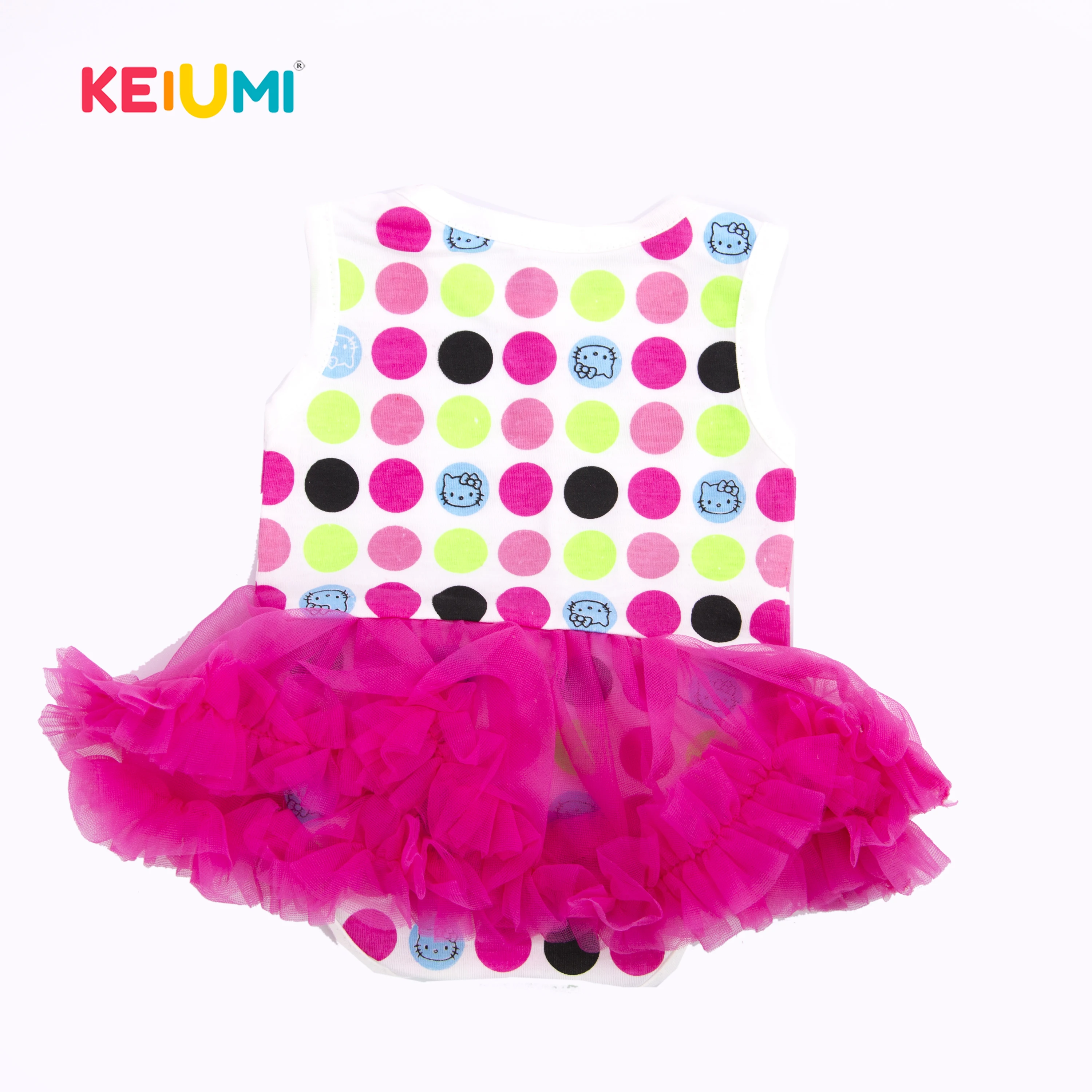KEIUMI/Лидер продаж модное платье для маленьких кукол костюм в цветной горошек 22-23