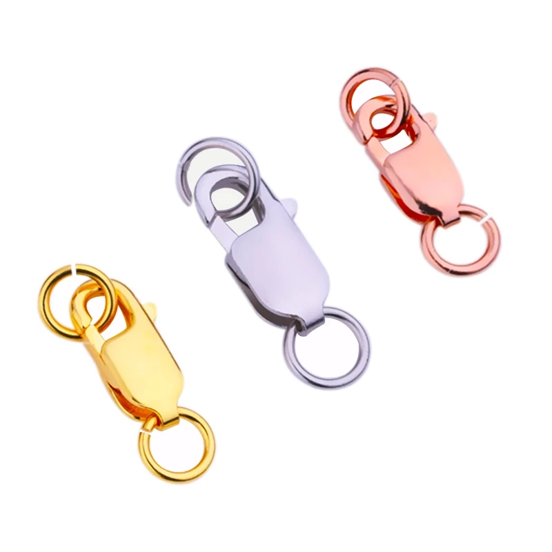 925 Silver Color Plating Lobster Clasp Hooks for Necklace&Bracelet Chain DIY Fashion Jewelry Findings