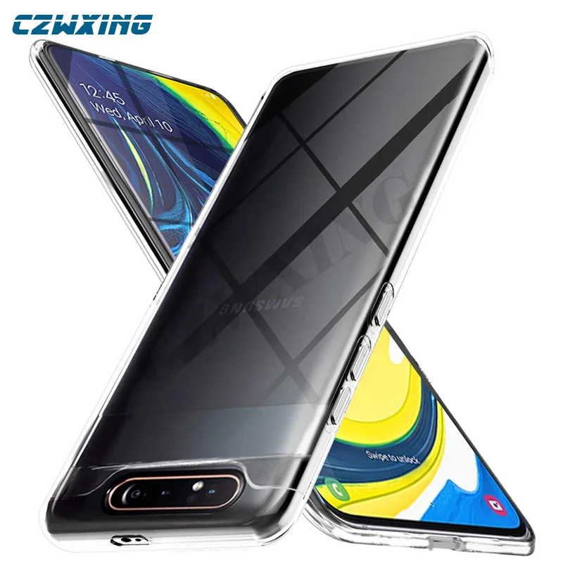 Чехол для Samsung Galaxy A80 чехол мягкая силиконовая накладка на заднюю панель телефона