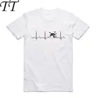 2019 Мужская модная футболка с принтом барабанщика сердцебиения, футболка с круглым вырезом и коротким рукавом, Camisetas Hombre HCP977