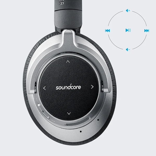 Anker SoundCore пространство NC Беспроводной Шум шумоподавления наушники с сенсорным экраном Управление, 20 часов проигрывания, складная конструкция