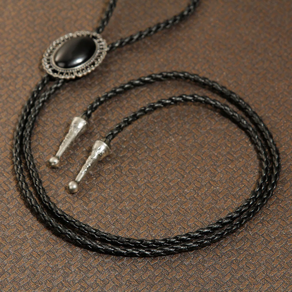 DoreenBeads колье из натуральной кожи с галстуком бабочкой ожерелье Овальный