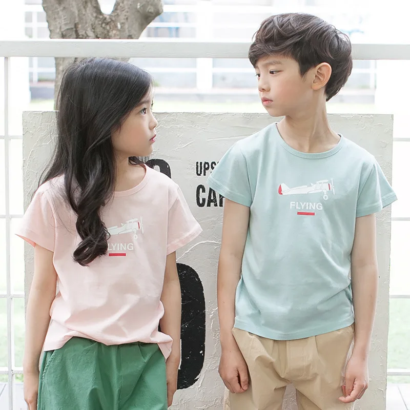 Новый Стиль Лето 2017 Дети Устанавливает Мода Твердые Рубашки + Брюки 2 Шт. Высокое