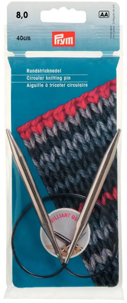 Germany Prym Knitting pins Circular Pins copper knitting needles ring 8.0mm 212210/212212/212214/212216 patchwork | Дом и сад