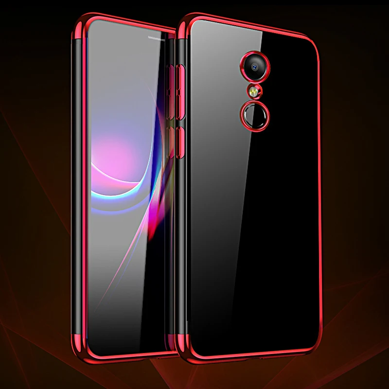Мягкий чехол-бампер Xiaomi Redmi 5 Plus из ТПУ с покрытием на 99 дюйма мягкий прозрачный
