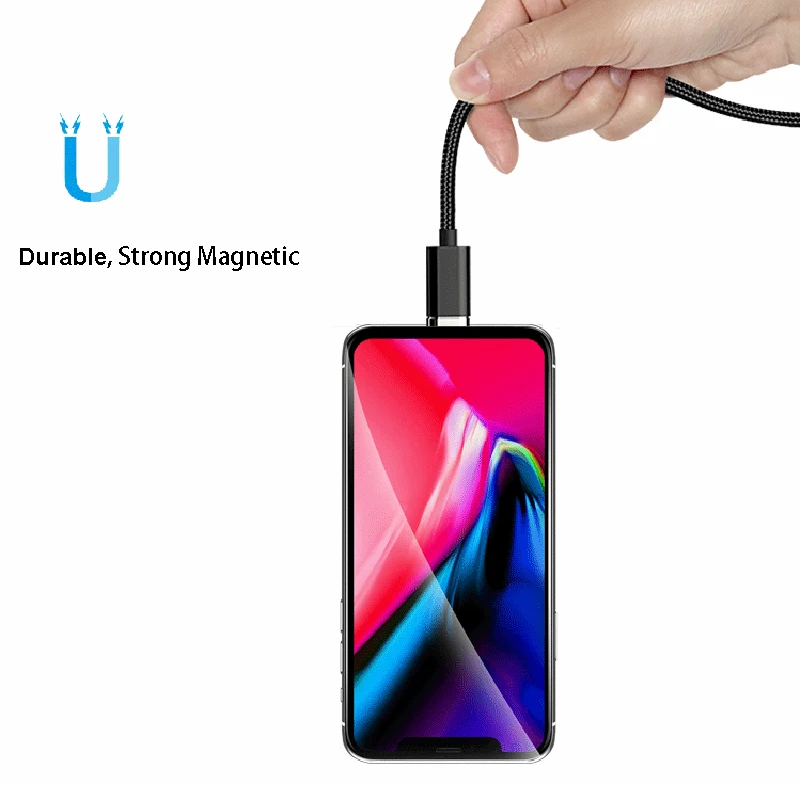 Магнитный Кабель адаптер Micro USB для телефона кабель зарядки и передачи данных SAMSUNG