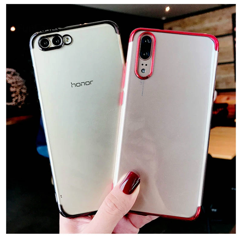Мягкий чехол из ТПУ с покрытием для huawei P20 Lite P10 Plus P Smart 2019 mate 20 Nova 3 3i Honor 8C 9 10 8X8 7C 7A Pro