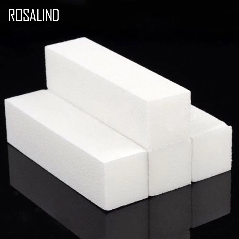 ROSALIND 4 шт./лот буферная пилка блок для ногтей инструменты педикюра Маникюр