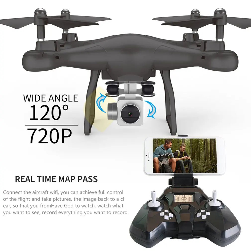 Радиоуправляемый Дрон SMRC S10 2 4G квадрокоптер с 720P HD камерой FPV wifi Квадрокоптер