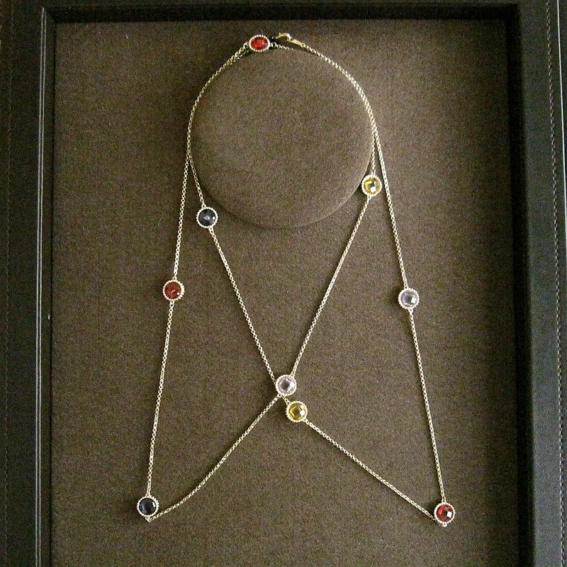 Модное классическое ожерелье из цветного камня с фианитом ААА украшения для