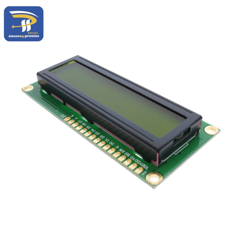 Yellow Green LCD1602 PCF8574T PCF8574 IIC/igc/интерфейс 16x2 символ ЖК-дисплей модуль 1602 5 В синий/желтый зеленый экран для Arduino DIY - Цвет: Yellow Green