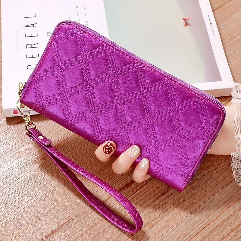 

MONNET CAUTHY Long Wallet Multi Card Slot Large Capacity Solid Color Wallets Classic Fashion Elegant Lady Standard Clutch Purse