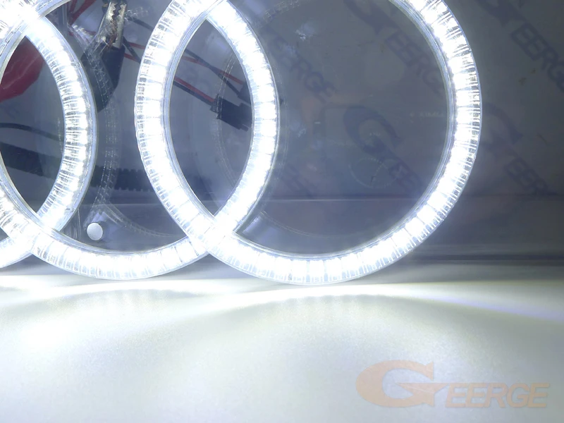 Для MERCEDES BENZ GLK класс X204 280 300 320 350 2009 2010 2011 2012 отличное ультра яркие красные/зеленые/комплект светодиодов «глаза ангела» дневные ходовые огни
