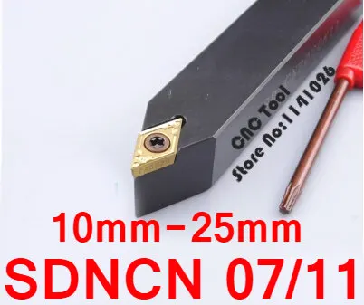 Угловые токарные инструменты с ЧПУ 62 5 SDNCN1010H07 SDNCN1212H07 SDNCN1212H11 SDNCN1616H11 sdncn20k11 SDNCN2525M11 |