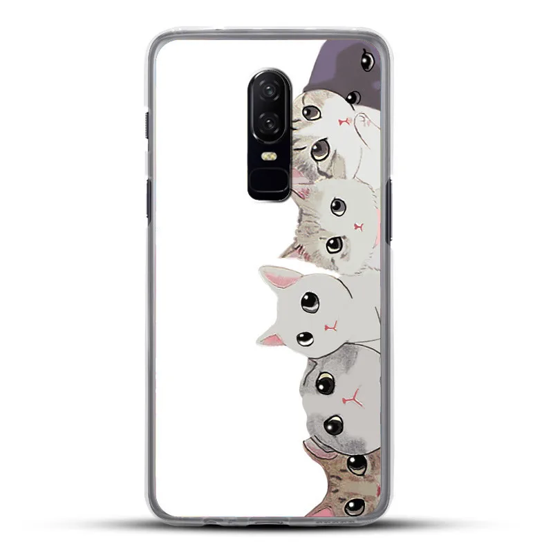 Противоударный чехол для OnePlus 6 T One Plus тонкий мягкий силиконовый резиновый