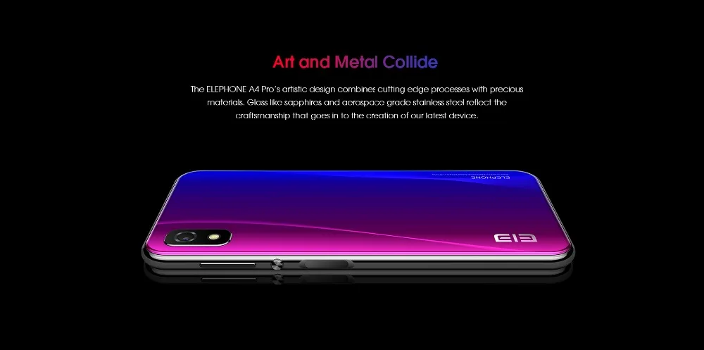 Elephone A4 Pro, мобильный телефон MT6763, четыре ядра, 5,85 дюймов, Android 8,1, смартфон, 4 Гб ram, 64 ГБ rom, 16 Мп, 4G LTE, мобильный телефон
