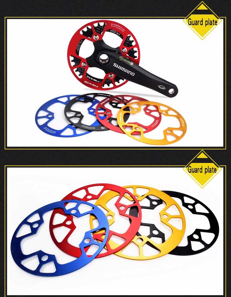 FMFXTR MTB Road Bike Sprocket Protection Chain Wheel Protector Crank Ring Mud Protective Cover Bicycle accessories 96BCD 32-38T