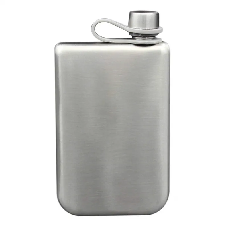 WOTMULY 9oz Stainless Steel Pocket Hip Flask With Funnel Whiskey Wine Bottle Alcohol Flagon For Gifts ST0011 | Дом и сад