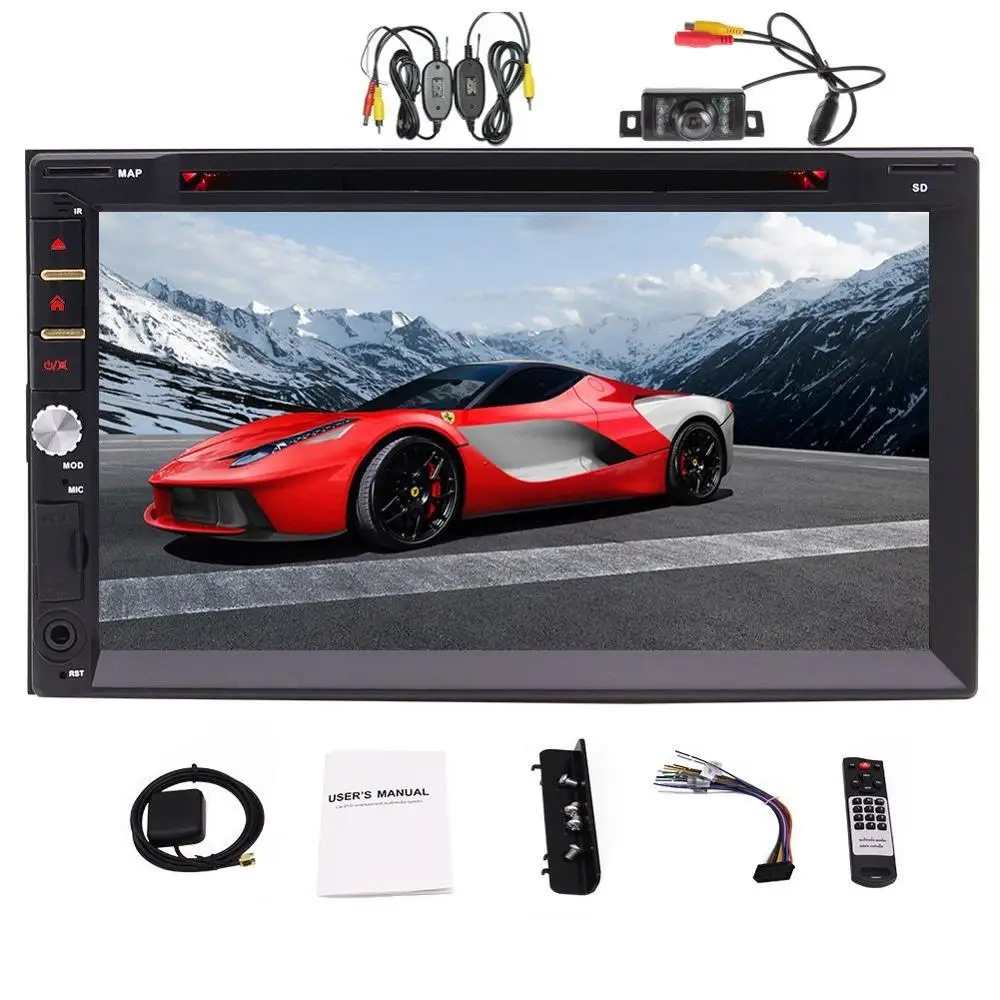 Eincar 2Din 7 &quotемкостный сенсорный экран автомобильный dvd плеер в приборной головке