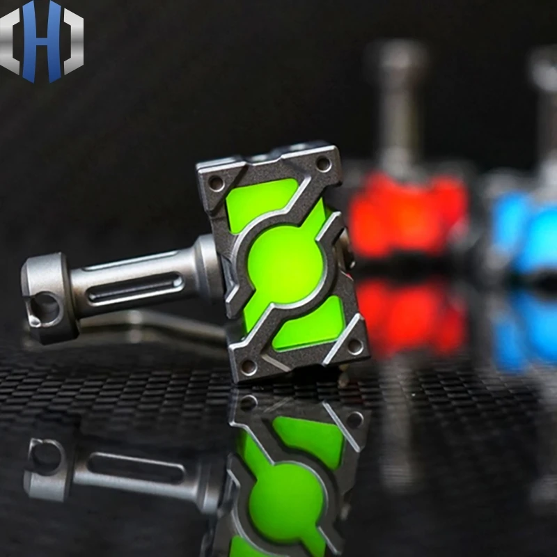 EDC Titanium Energy Hammer TurboGlow Luminous Material Knife Pendant Tritium Tube Beads | Украшения и аксессуары