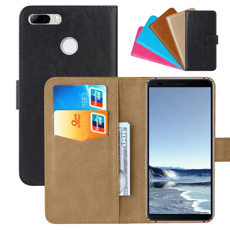 

Luxury Wallet Case For Blackview S6 PU Leather Retro Flip Cover Magnetic Fashion Cases Strap