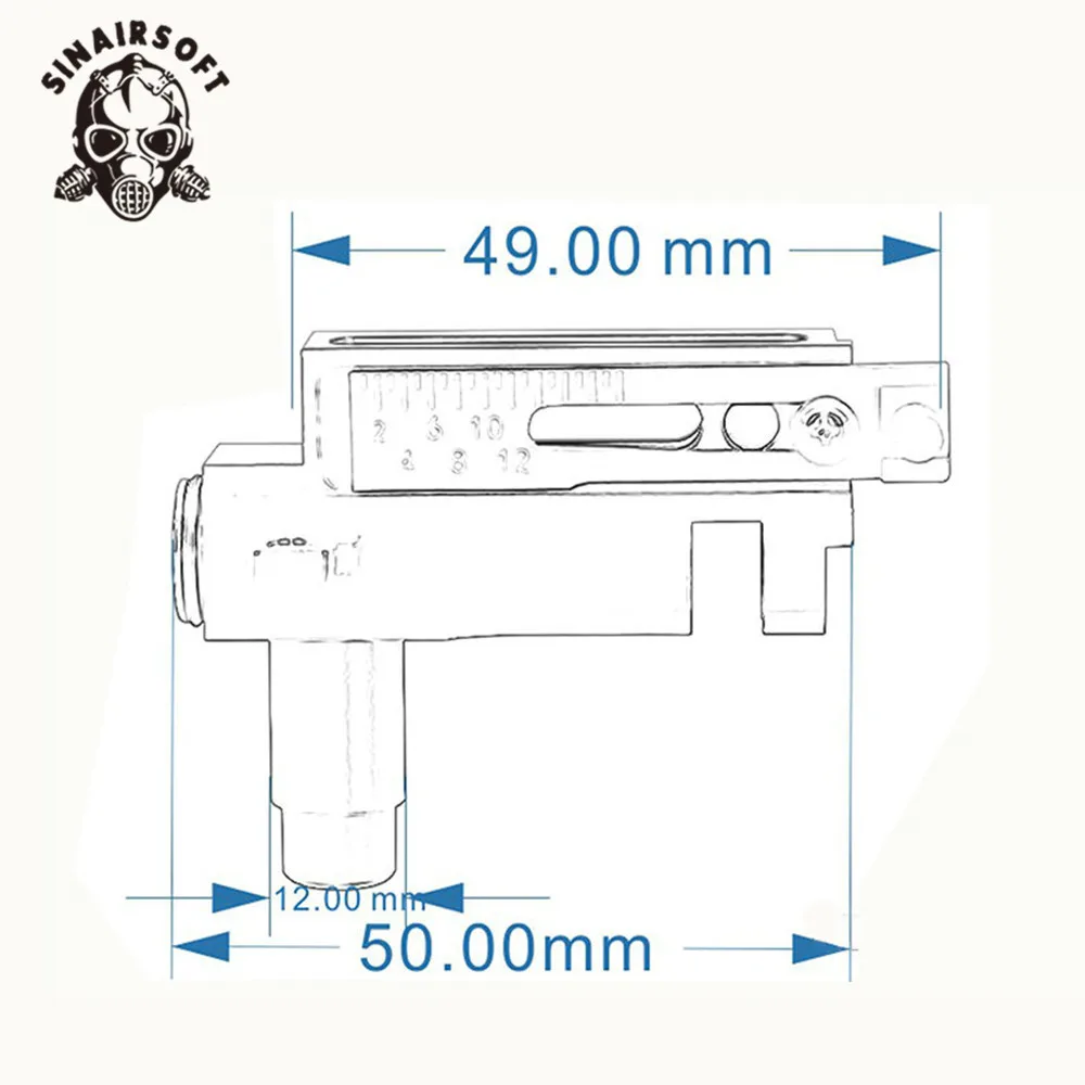 Горячая Высокая точность стычка CNC 7075 алюминий AK Hop Up камера подходит Ver.3 AEG для пейнтбола стрельба принадлежности для охоты