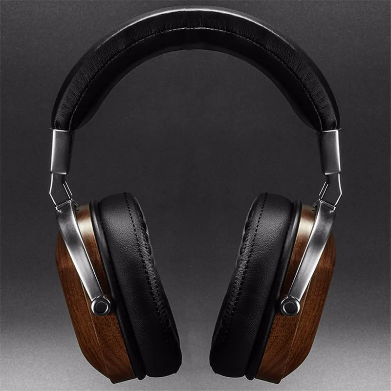 BLON BossHifi B8 HiFi деревянные металлические наушники черная гарнитура из красного дерева наушники с водителем из Бериллиевого сплава и белковой кожей