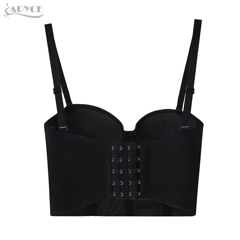 ADYCE New Summer Women Celebrity Runway Evening Party Blouse Sexy Sleeveless Spaghetti Strap Fashion Club Bodycon Camis Tops