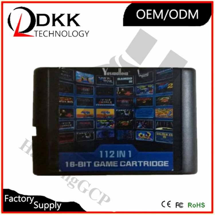 Качественный игровой картридж на 1 ГБ для sega 16 бит консоли mega drive 112 классических