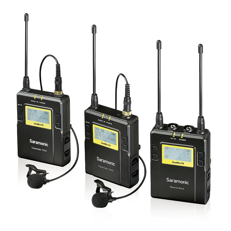 RX9 and TX9 and TX9 Saramonic UWMIC9 вещания UHF камера беспроводной петличный микрофон системы передатчики и приемники для DSLR камеры и видеокамеры - Цвет: RX9 and TX9 and TX9