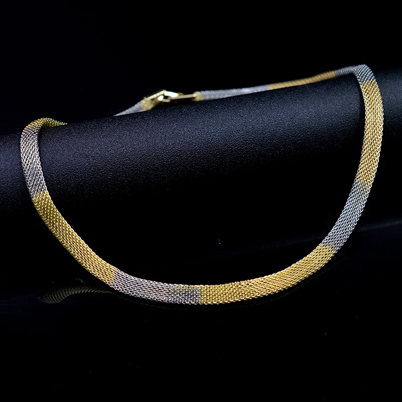 Солнечный ювелирные изделия Винтаж Jewelry 2018 змея цепочка-колье большого размера