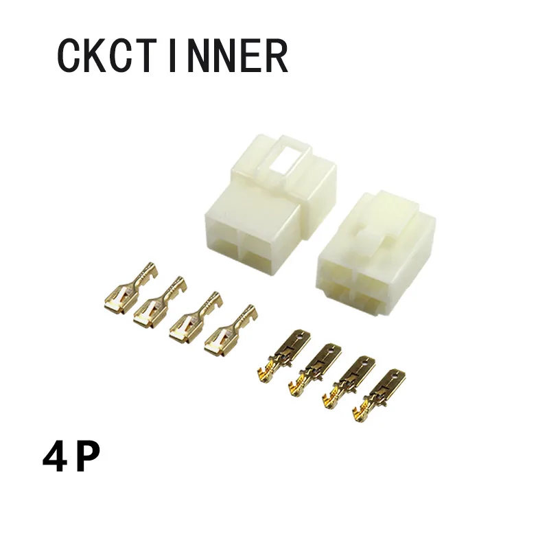 5 наборов разъемов 6.3 мм 1P 2P 3P 4P 6P 8P 9P автомобильная электрическая проводка кабеля Терминальный разъемный комплект для мотоцикла электровелосипеда и автомобиля.