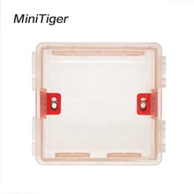 Minitiger 86 мм * 83 50 Регулируемая прозрачная Монтажная коробка