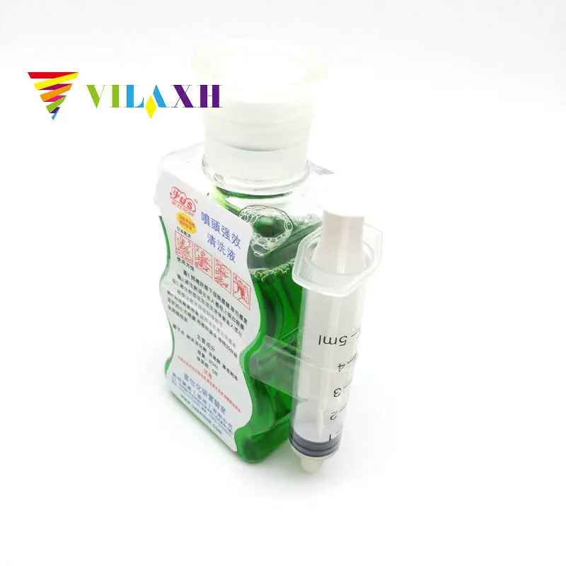 Жидкость для очистки печатающей головки Vilaxh 1 шт. 80 мл струйного принтера Epson Canon