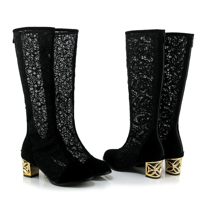 WETKISS/женские ботинки на толстом высоком каблуке обувь из флока с круглым носком и