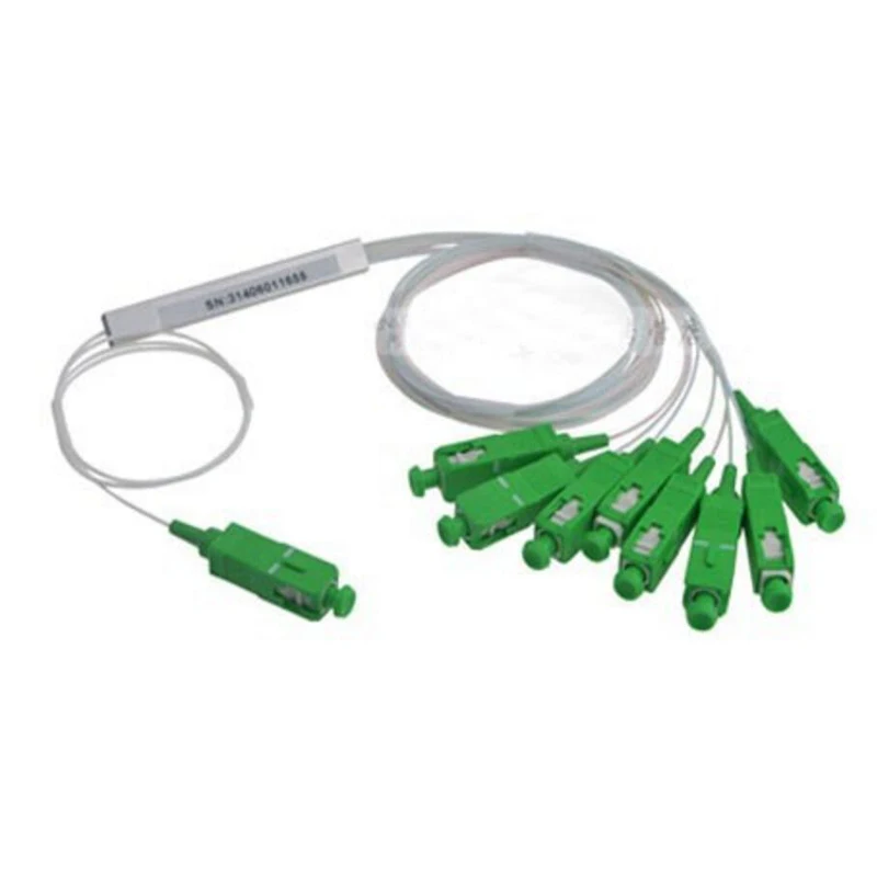 SC APC PLC 1X8 Mini 0 9 мм волоконно оптический сплиттер с Conector SM G EPON стальная труба