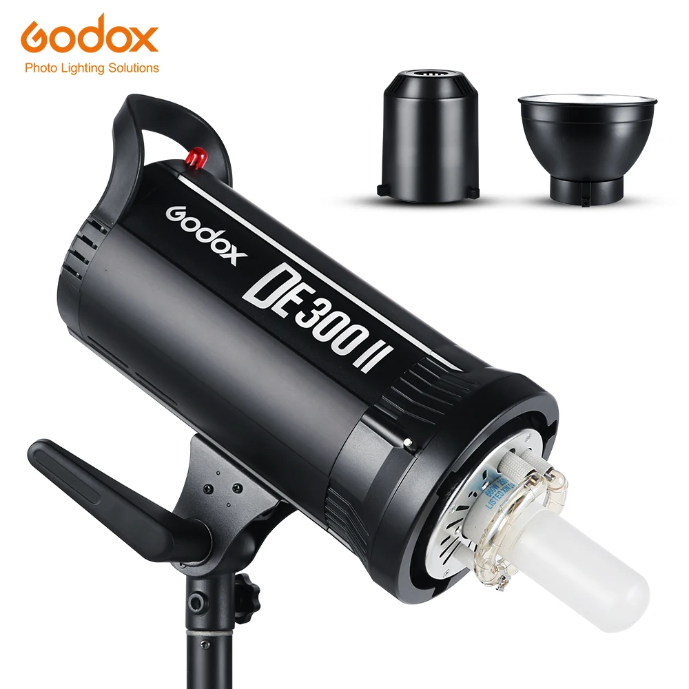 Вспышка Godox DE300II для фотостудии 300 Вт GN58 встроенная Беспроводная вспышка 2 4G
