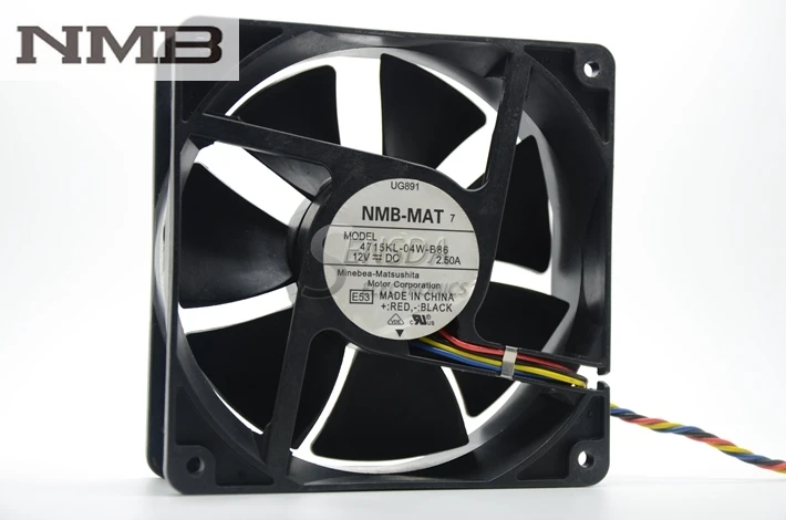 Для NMB 12038 12V 2.5A 4715KL 04W B86 4 проводной серверный вентилятор для PE840 PE850 D6168|server fan|4 wire