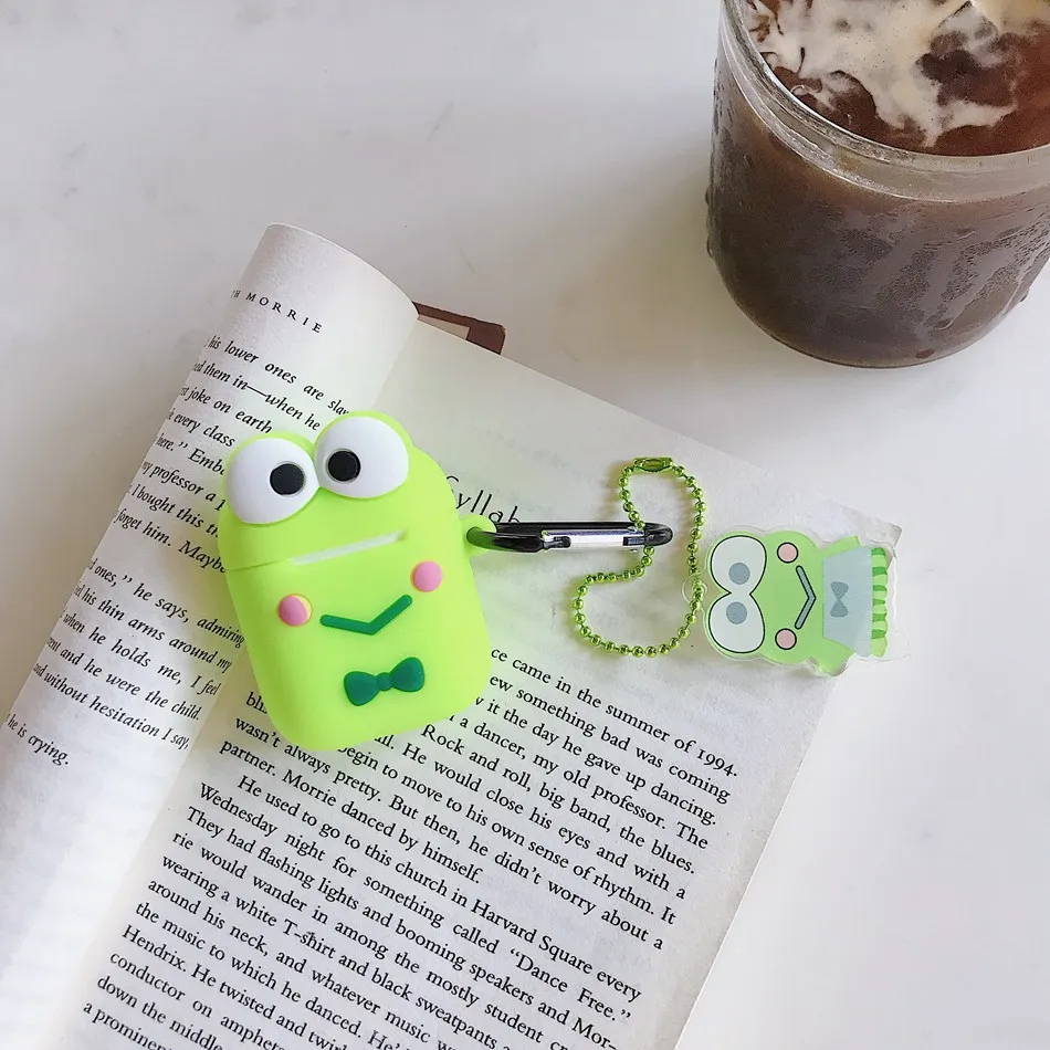 L6 Чехол для AirPods, милый чехол для наушников Cinnamoroll Melody Kuromi Purin Frog, чехол s для Apple Airpods, мультяшный чехол для наушников - Цвет: L6