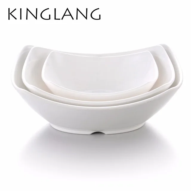 

Melamine 3 sizes serving bowl wholesale canteen deeep dish