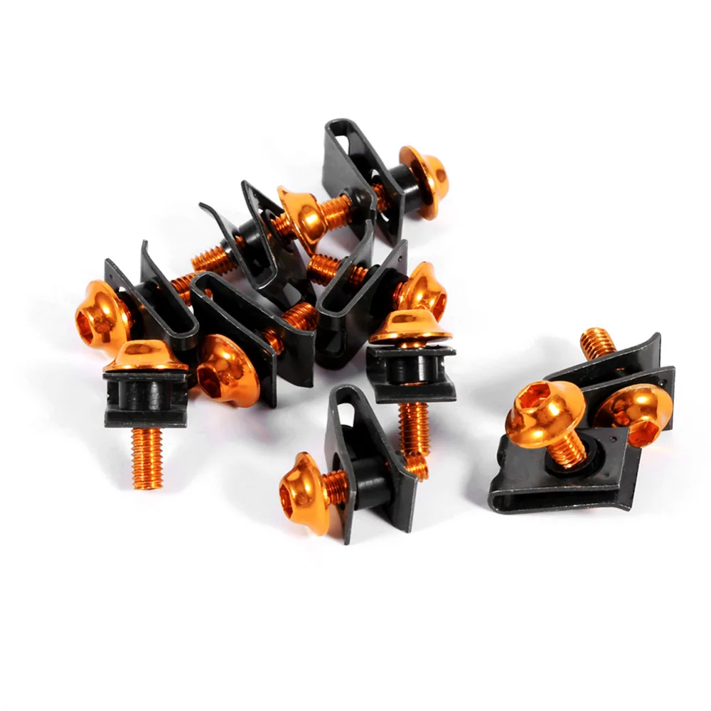 Автомобильный Стайлинг новый набор болтов для обтекателя мотоцикла 10x M5 с