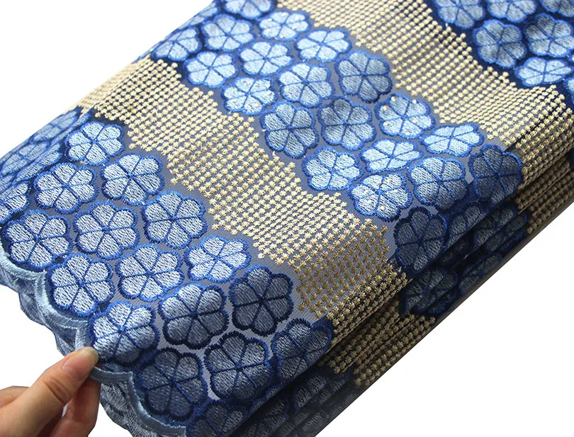 Flower pattern embroidery lace fabric with rhinestones high quality african french aso ebi style wedding | Дом и сад
