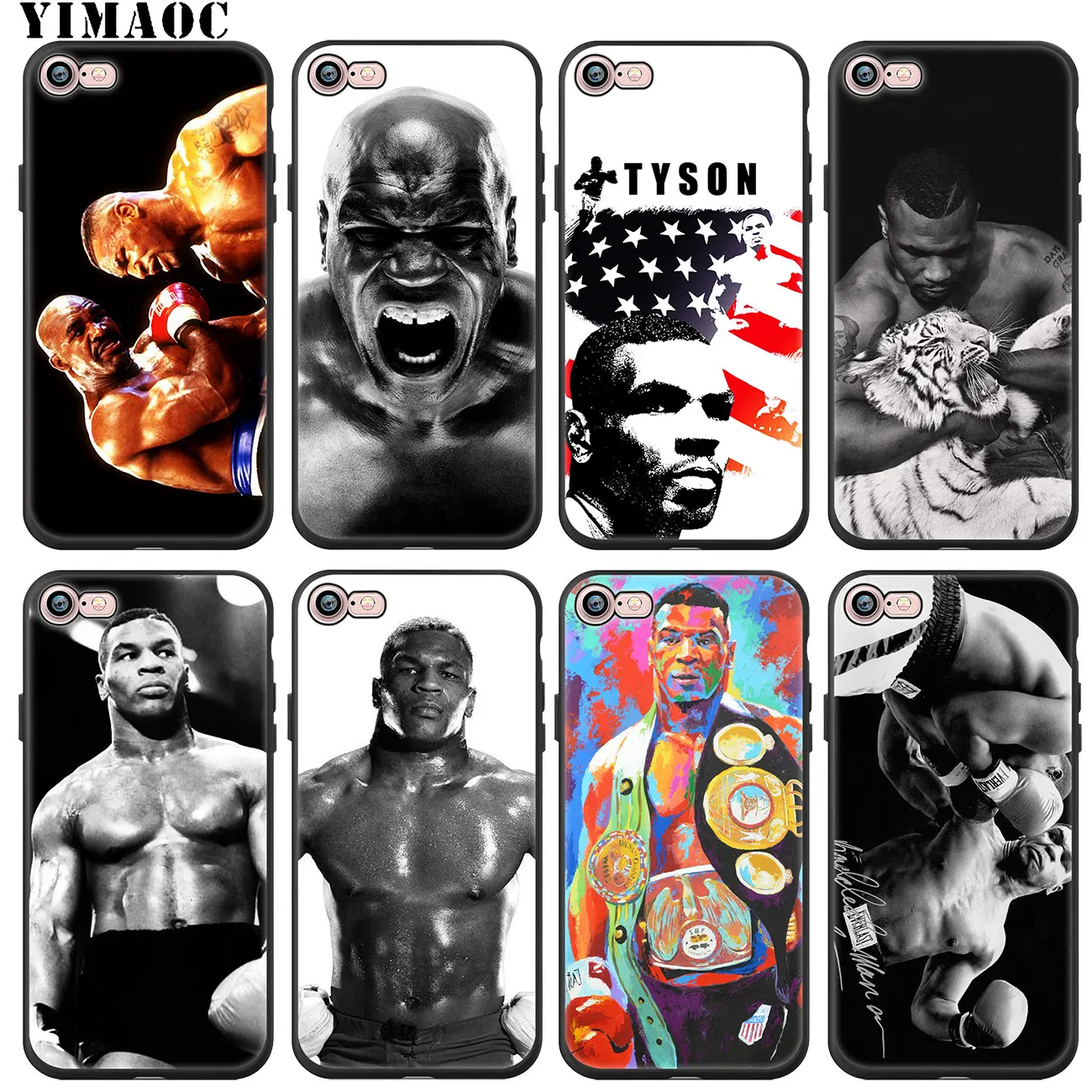 Мягкий силиконовый чехол YIMAOC Mike Tyson punch для iPhone 11 Pro XS Max XR X 6 6S 7 8 Plus 5 5S SE 10 из ТПУ с